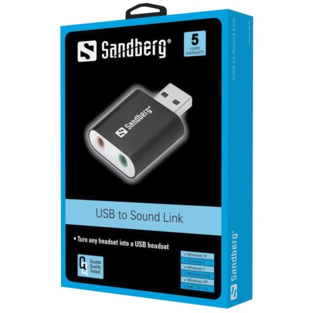 Sandberg USB to Sound Link - sort