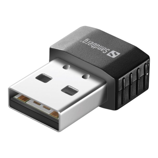 Sandberg Micro Wifi Dongle 650 Mbit/s - sort