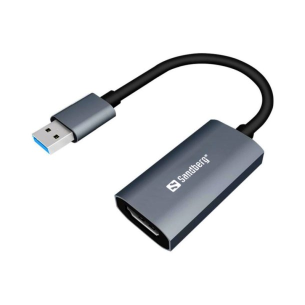 Sandberg HDMI Capture Link to USB-A - sort