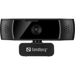Sandberg USB Webcam Autofocus DualMic - Full HD webkamera med privatlivslukker