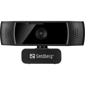 Sandberg USB Webcam Autofocus DualMic - Full HD webkamera med privatlivslukker
