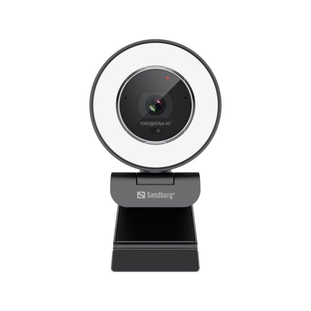 Sandberg Streamer USB Webcam Pro Elite - 2560x1440 med 60 fps og autofokus