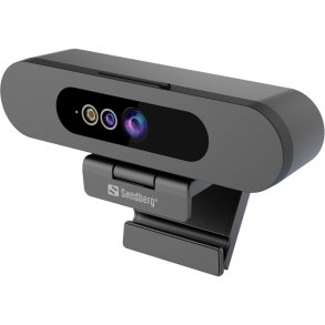 Sandberg Face Scan Webcam - Full HD 1080p med 80� vidvinkel