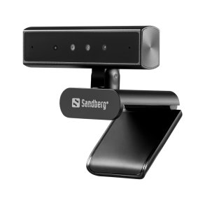 Sandberg Face Scan Webcam Mini Pro - 2K Ultra HD med ansigtsgenkendelse