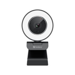 Sandberg - Streamer Webcam Pro Elite 4K - 3840 x 2160 pixels - 60 fps - 4K Ultra HD - MJPG, YUY2 - 5x - 65 dB