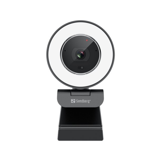 Sandberg - Streamer Webcam Pro Elite 4K - 3840 x 2160 pixels - 60 fps - 4K Ultra HD - MJPG, YUY2 - 5x - 65 dB
