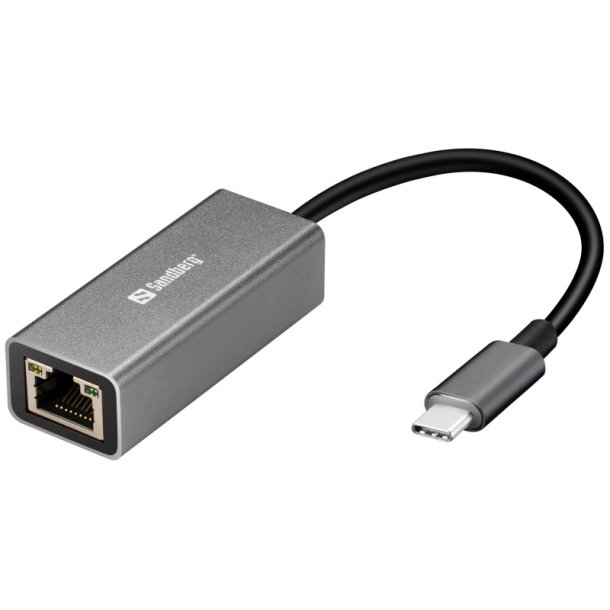 Sandberg USB-C to Network Converter - Silver