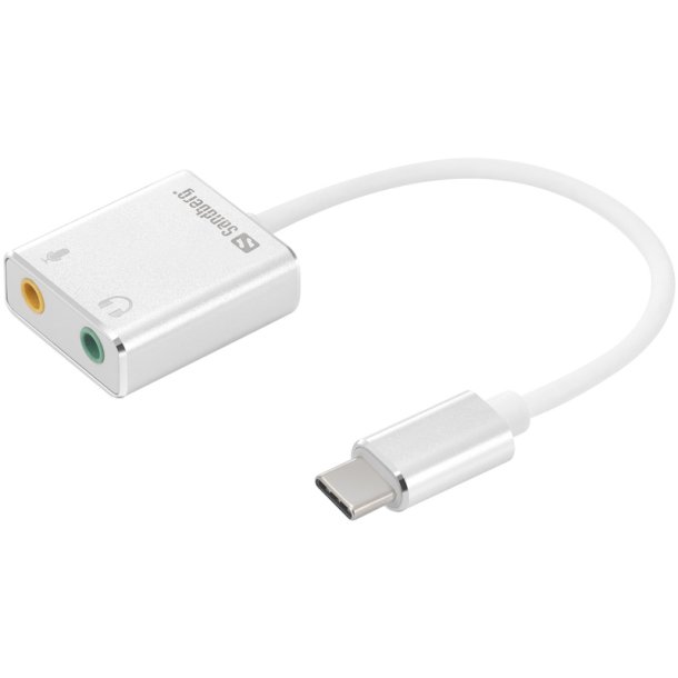 Sandberg USB-C to Sound Link - lydadapter til 3,5 mm jack