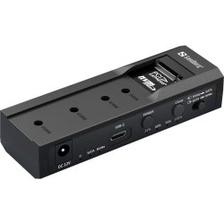 Sandberg - USB 3.2 Cloner and Dock for M2 + NVMe + SATA - SSD - Serial ATA, Serial ATA II, Serial ATA III - 2.5,3.5,M.2 