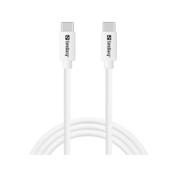 Sandberg USB-C opladerkabel 1 meter, 65W - hvid