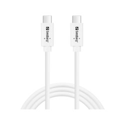 Sandberg USB-C til USB-C kabel 3.2 Gen2 - 100W og 10 Gbps, 1 meter