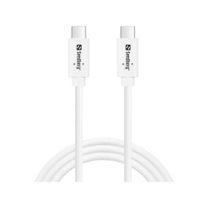 Sandberg USB-C til USB-C kabel 3.2 Gen2 - 100W og 10 Gbps, 1 meter