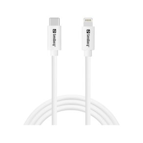 Sandberg USB-C til Lightning MFI-kabel, 1 meter - hvid