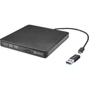 Sandberg USB-C/A DVD Drive - ekstern dvd-drev til station�r og b�rbar