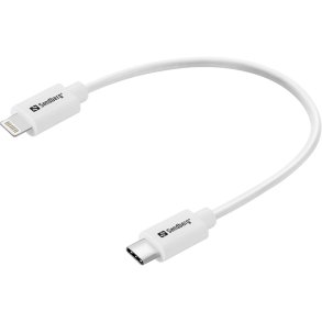 Sandberg USB-C til Lightning MFi-kabel med PD-opladning - 0,2 m