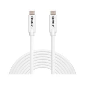 Sandberg USB-C til USB-C kabel 3.2 Gen2 100W - 5 meter