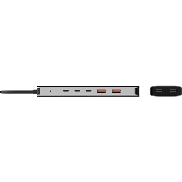 Sandberg USB-C Hub med 5x USB-C og 2x USB-A - 100W str�mforsyning