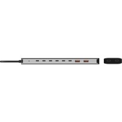 Sandberg USB-C Hub med 8x USB-C og 2x USB-A - 100W str�mforsyning
