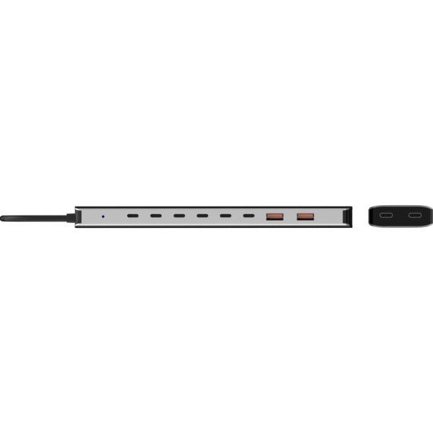 Sandberg USB-C Hub med 8x USB-C og 2x USB-A - 100W str�mforsyning