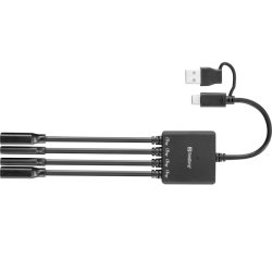 Sandberg USB-C/A til 2A+2C Splitter - udvid dine USB-porte nemt