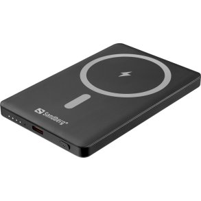 Sandberg Magnet Powerbank 5000 Saver - kompakt powerbank med magnetfunktion