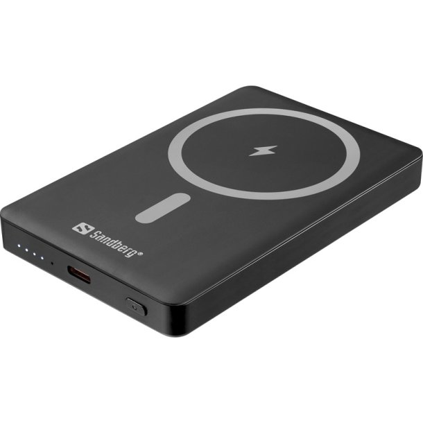 Sandberg - Magnet Powerbank 10000 Saver - 1 - Black - Mobile phone/Smartphone - Battery level - USB - 10000 mAh