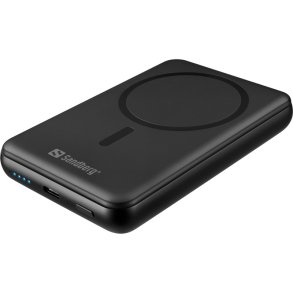 Sandberg SemiSolidState Magnet Powerbank 10000 - sort universal powerbank