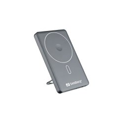 Sandberg - 3in1 Magnet Powerbank 5000 Pro - 1 - Grey - Mobile phone/Smartphone - TFT - USB - 5000 mAh