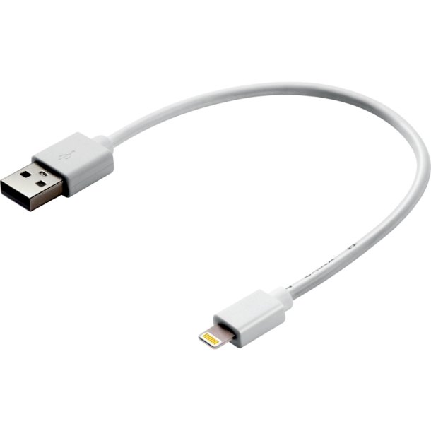 Sandberg USB-A to Lightning - hvid - 0.2m