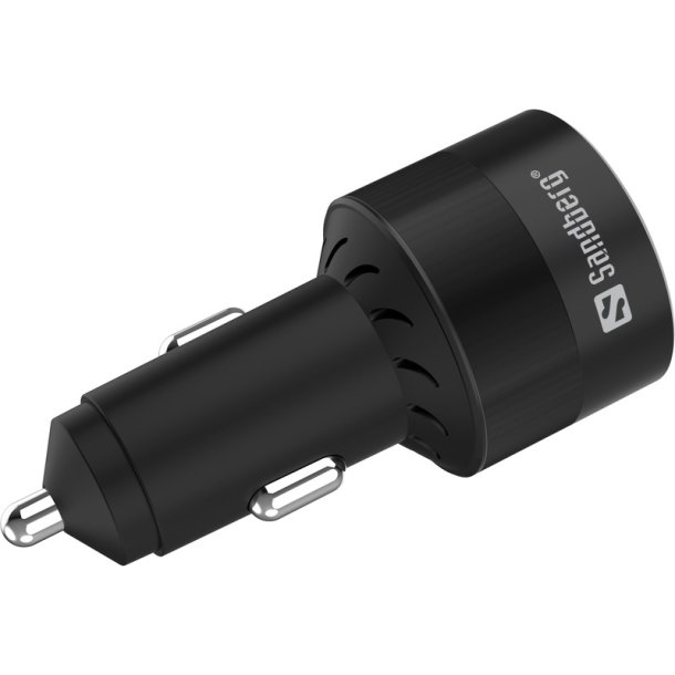 Sandberg Car Charger 3-i-1 130W USB-C PD - biloplader med 3 porte