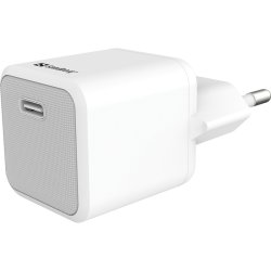 Sandberg USB-C 20W Charger - kompakt oplader med EU-stik og USB-C kabel
