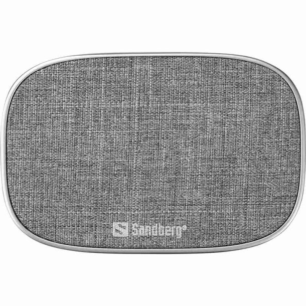 Sandberg Wireless Charger SleekPad 15W - universel tr�dl�s oplader i aluminium
