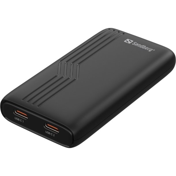 Sandberg 4in1 TravelCharger 65W - universel rejselader i sort