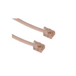 Sandberg Phone Cable RJ11-RJ11 - hvid - 5m