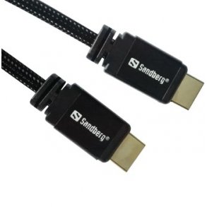 Sandberg HDMI 2.0 19M-19M Cable - sort - 2m
