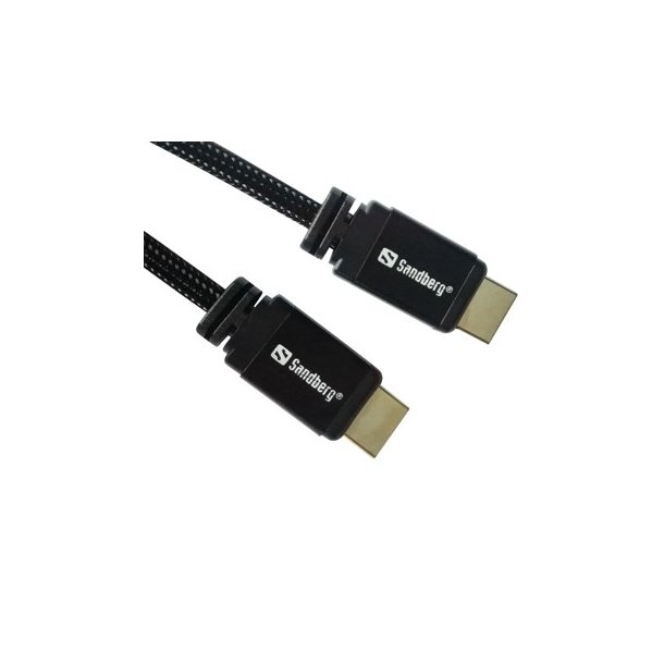 Sandberg HDMI 2.0 19M-19M Cable - sort - 3m