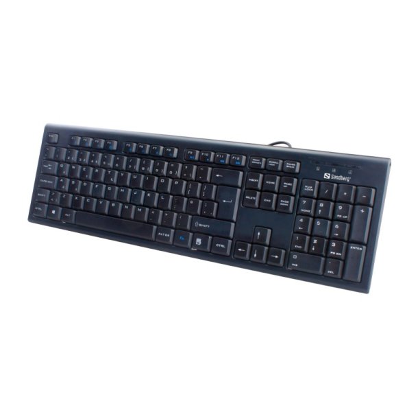 Sandberg Wired USB Office Keyboard - sort - Nordic