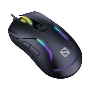 Sandberg - LightFlow 6D Gamer Mouse - 1 - Gaming - USB Type-A - 3600 DPI - Pressed buttons - Wheel