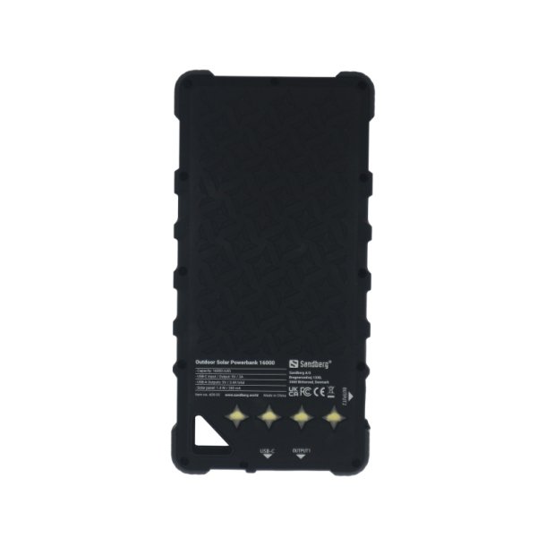 Sandberg Powerbank - Outdoor Solar 16000 mAh