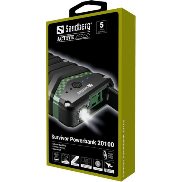 Sandberg Powerbank - Survivor 20100 mAh