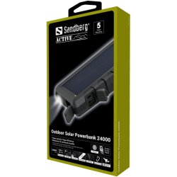 Sandberg Powerbank - Outdoor Solar 24000 mAh