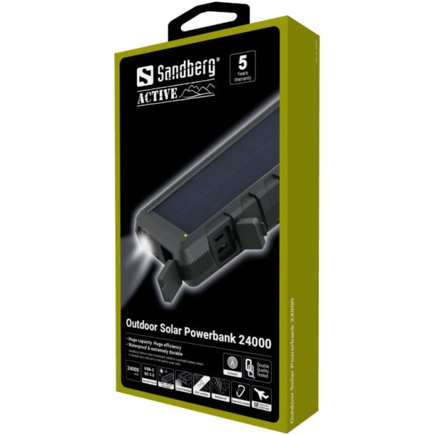 Sandberg Powerbank - Outdoor Solar 24000 mAh