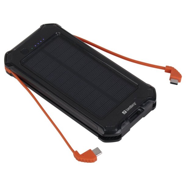 Sandberg Powerbank - 3in1 Solar 10000 - Sandberg 3in1 Solar 10000