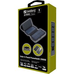 Sandberg Powerbank - Solar 6-Panel 20000 mAh