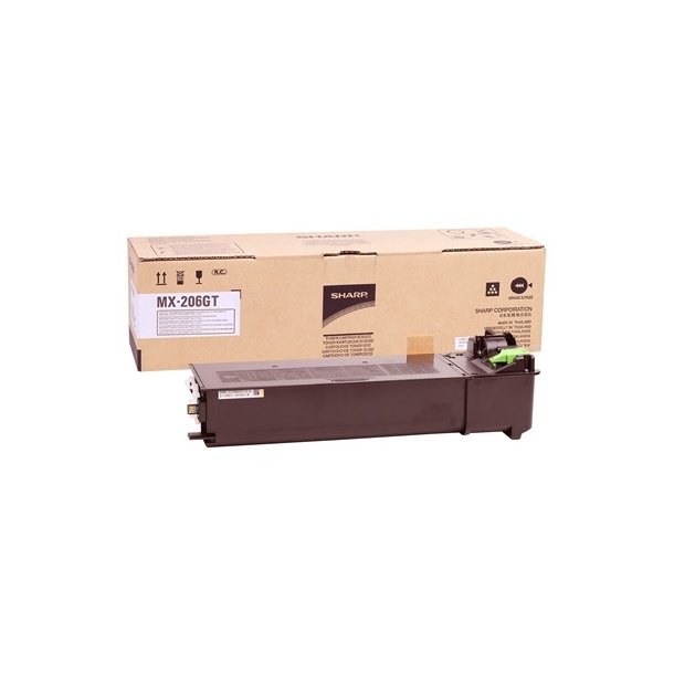 Sharp MX-206GT - original toner - 16000 sider - Sort