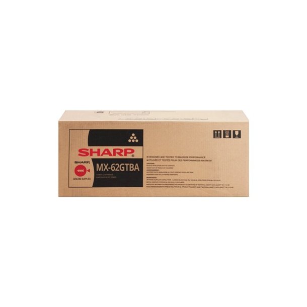 Sharp MX62GTBA - original toner - 65000 sider - Sort