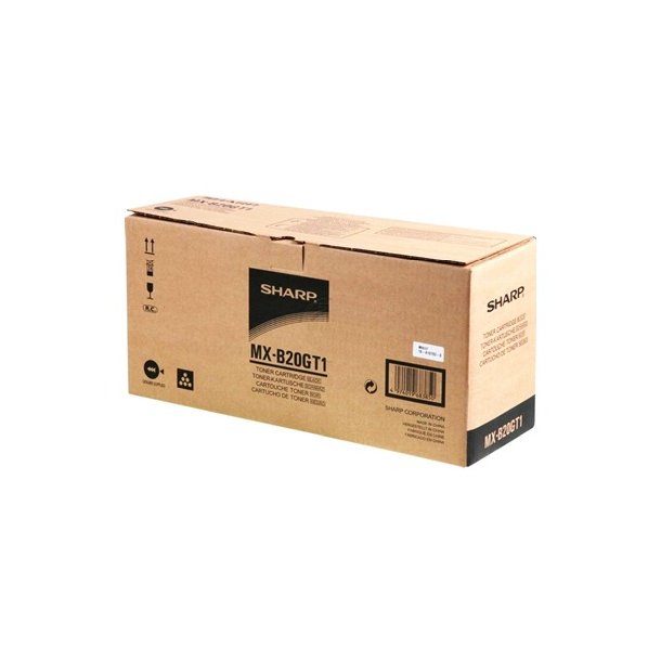 Sharp MXB20GT1 - original toner - 8000 sider - Sort