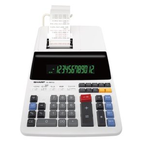 Sharp Strimmel Regnemaskine EL-2607LG - Udskrivnings calculator - Vekselstr�m/batteri