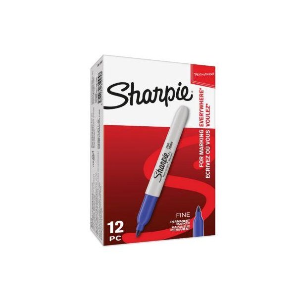 Sharpie Permanent Marker - Fine - 1,0mm - bl