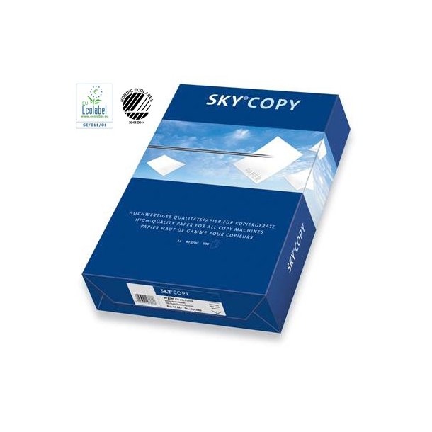 SkyCopy kopipapir - A4 - 80g/m2 - 500 ark pr. pakke